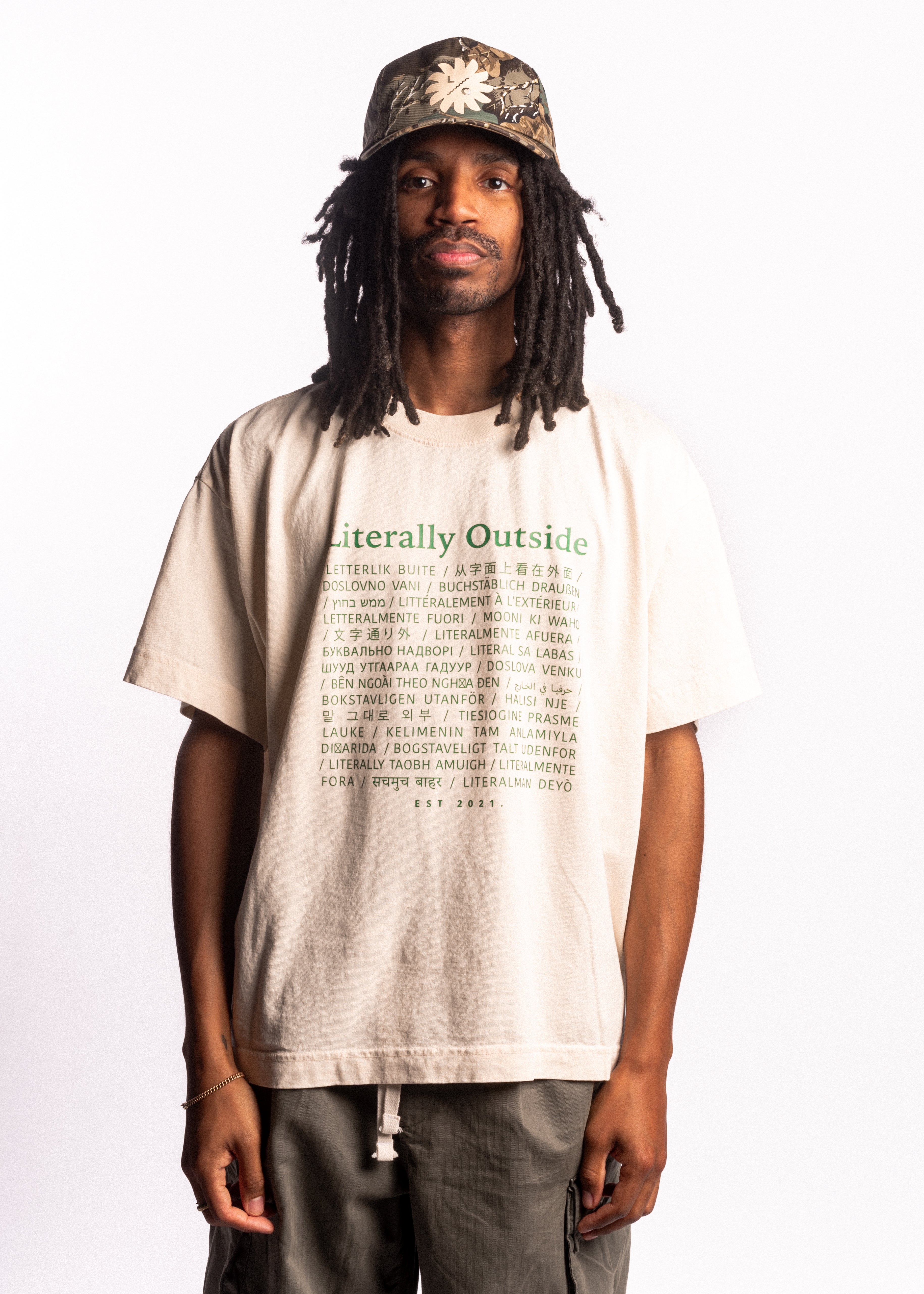 L/O World Speak Tee – Literally Outside