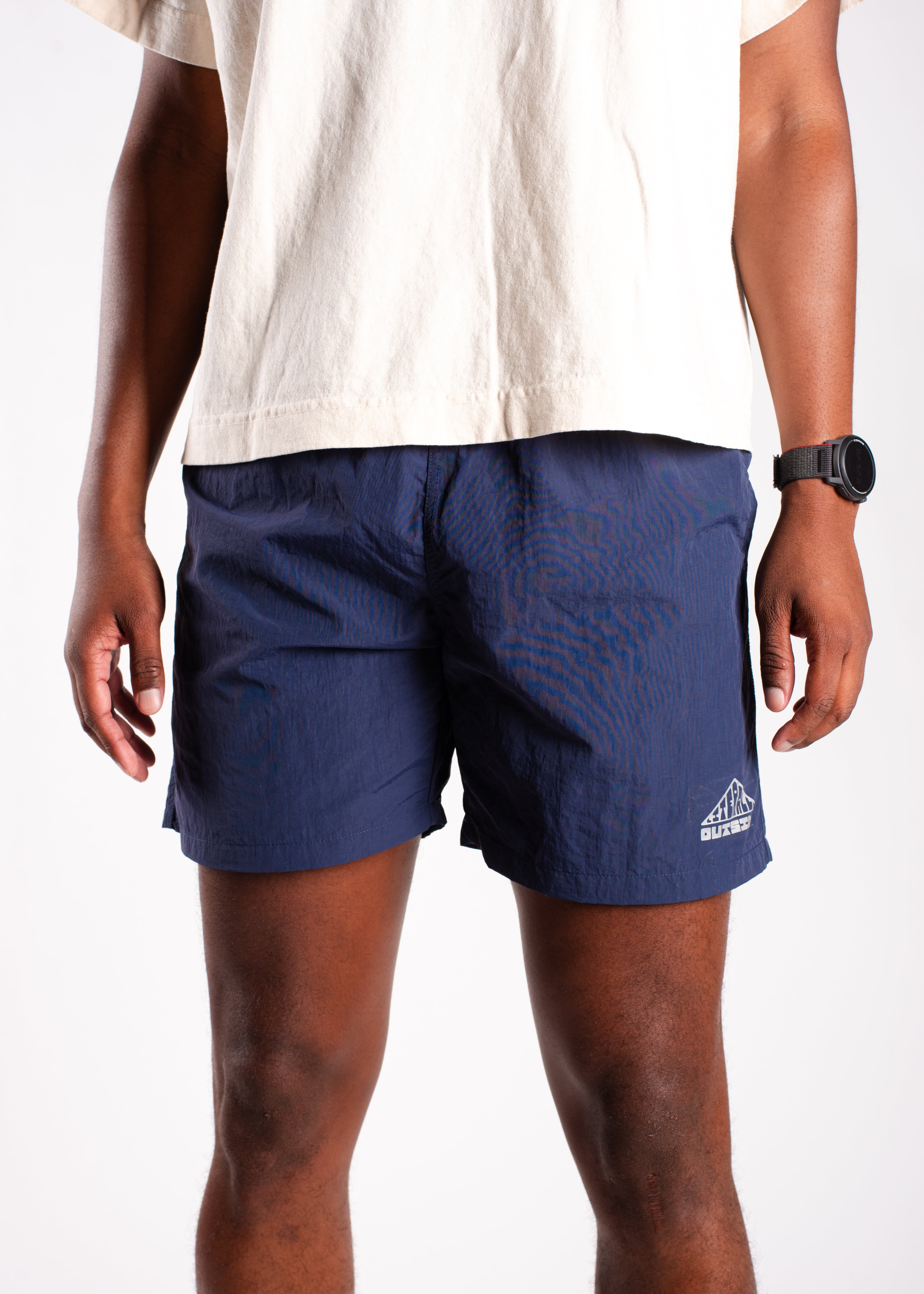 Zig-Zag Hem Shorts - White – BODE