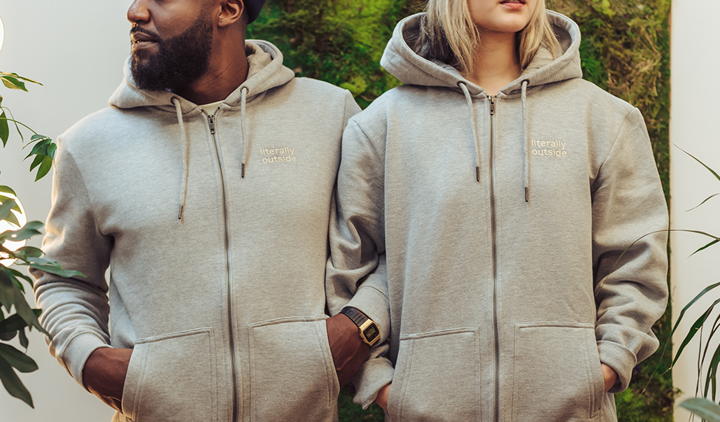 Organic Cotton Zip Hoodie